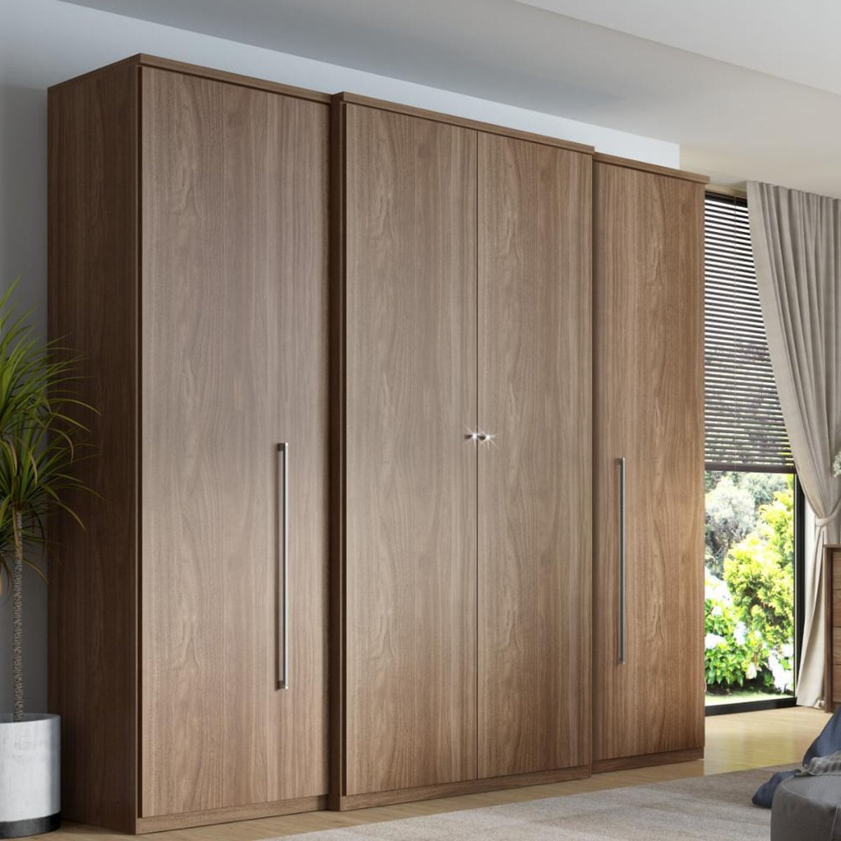 Guarda-Roupa Casal Thb Splendore 4 Portas E 2 Gavetas Carvalho Sensitive