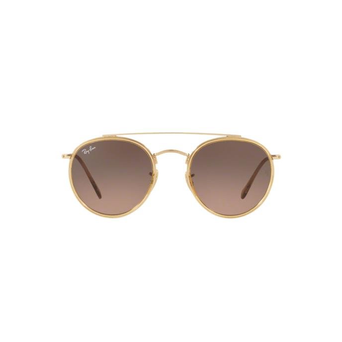 Ray-Ban Rb3647n 912443 Ouro Lente Marrom Degradê Cinza Tam 51