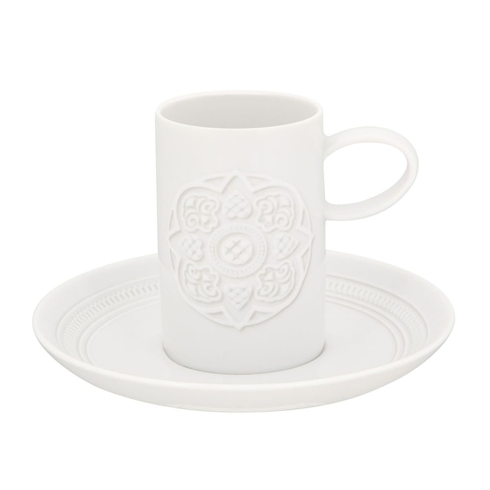 Xícara De Café Ornament 4 Peças Vista Alegre Atlantis