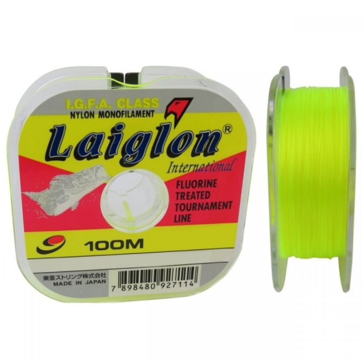 Linha Monofilamento Laiglon 0.405Mm Marine Sports 100 Mts