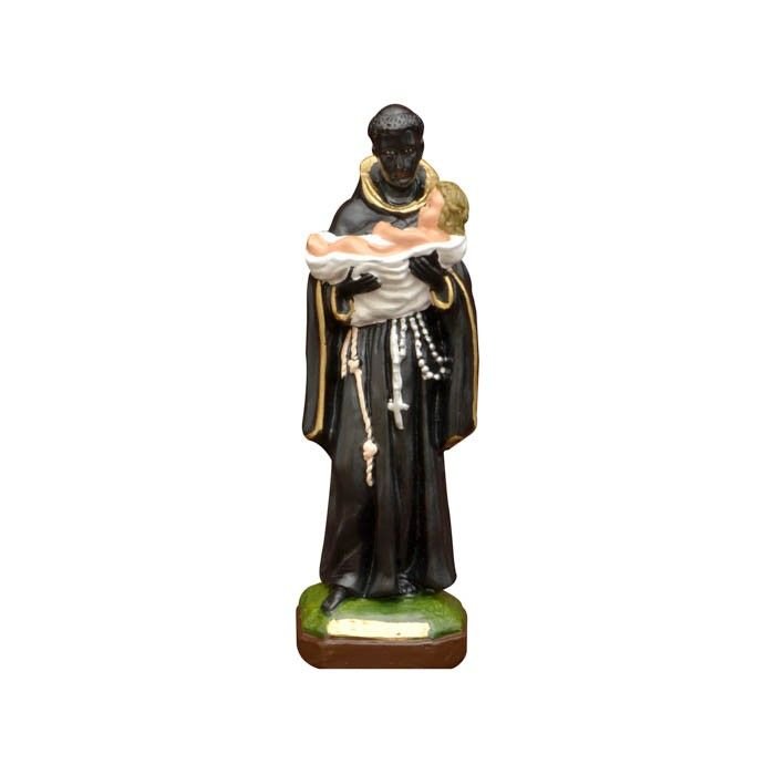 São Benedito 20Cm Em Gesso