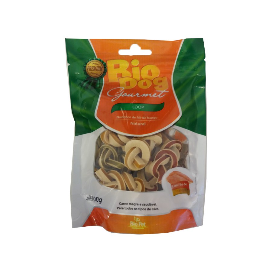 Biscoito Gourmet Bio Dog Para Cães Loop 100G