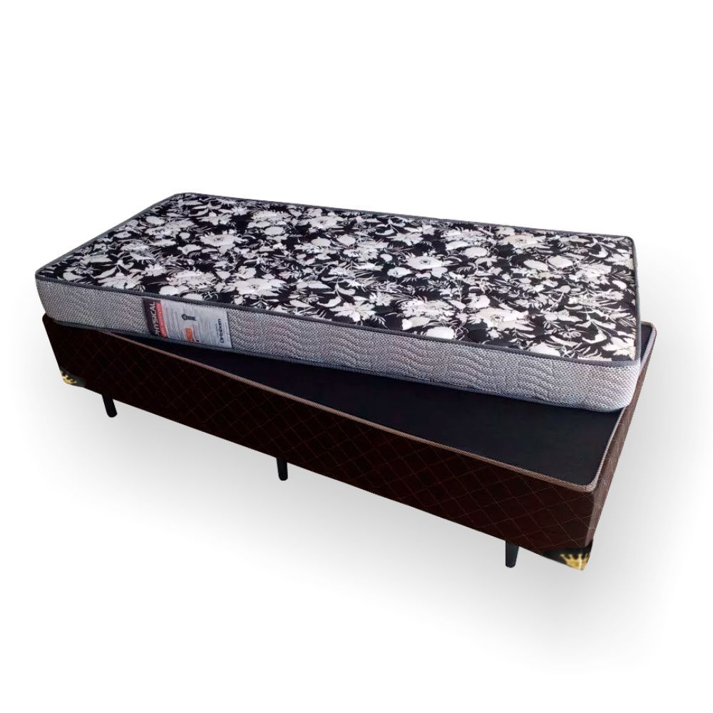 Cama Box Solteiro + Colchão De Espuma D26 - Ortobom - Ultra 78Cm