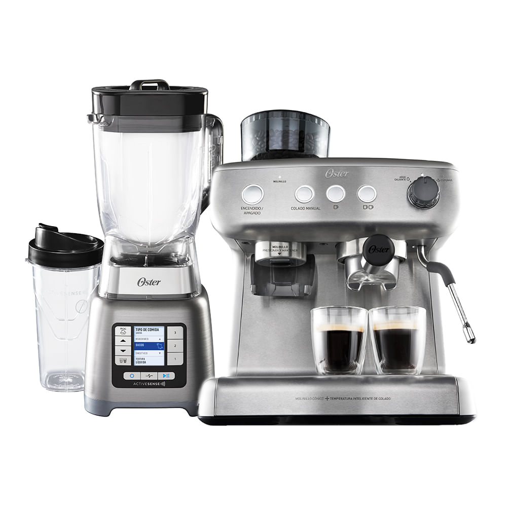 Kit Liquidificador Active Sense E Cafeteira Espresso Oster -127V