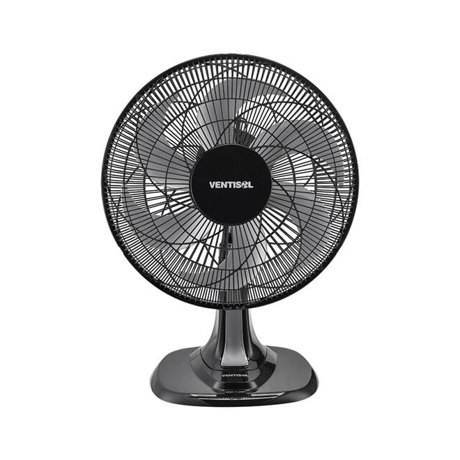 Ventilador De Mesa 40 Cm 6 Pás Premium Turbo 6 Preto Ventisol - 220V