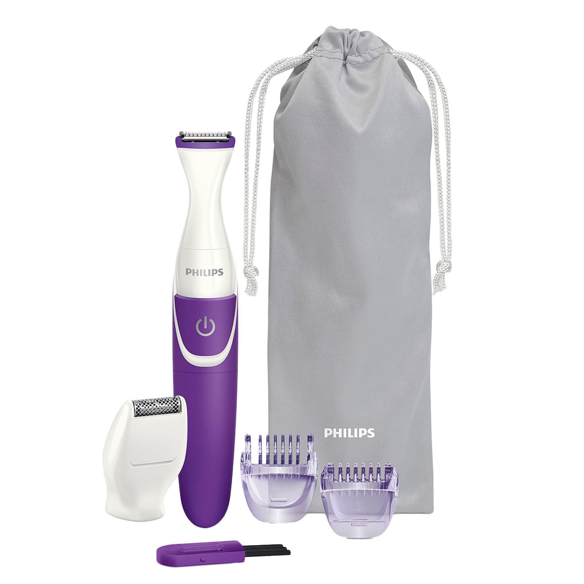 Aparador De Pelos Philips Sem Fio Bikinigenie Brt383/15