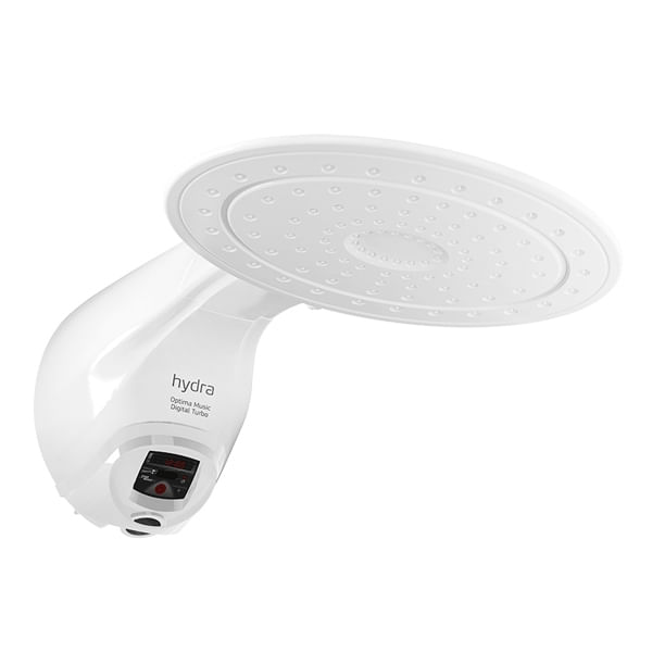 Ducha Hydra Corona Digital Multitemperaturas Optima Music Branco - 220V