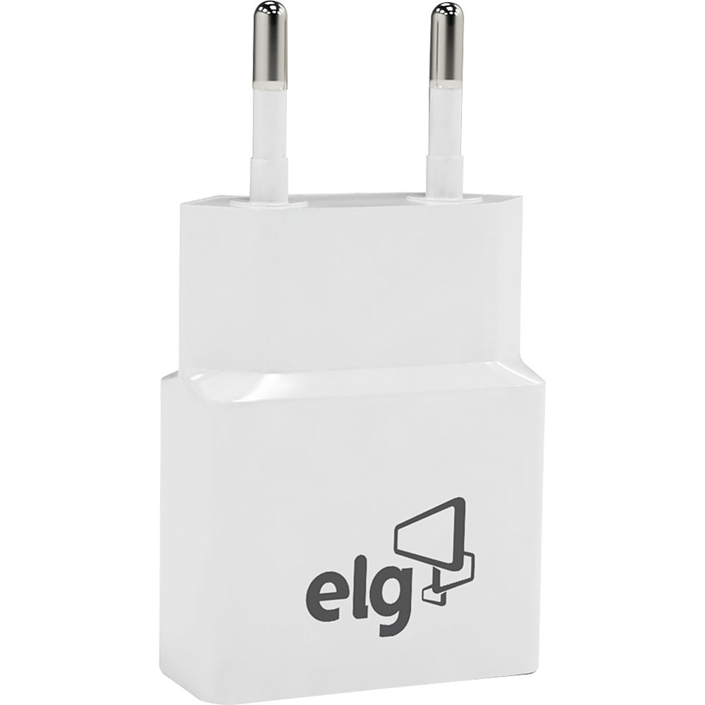 Carregador De Parede Universal Usb Elg Wc1a Branco Elg