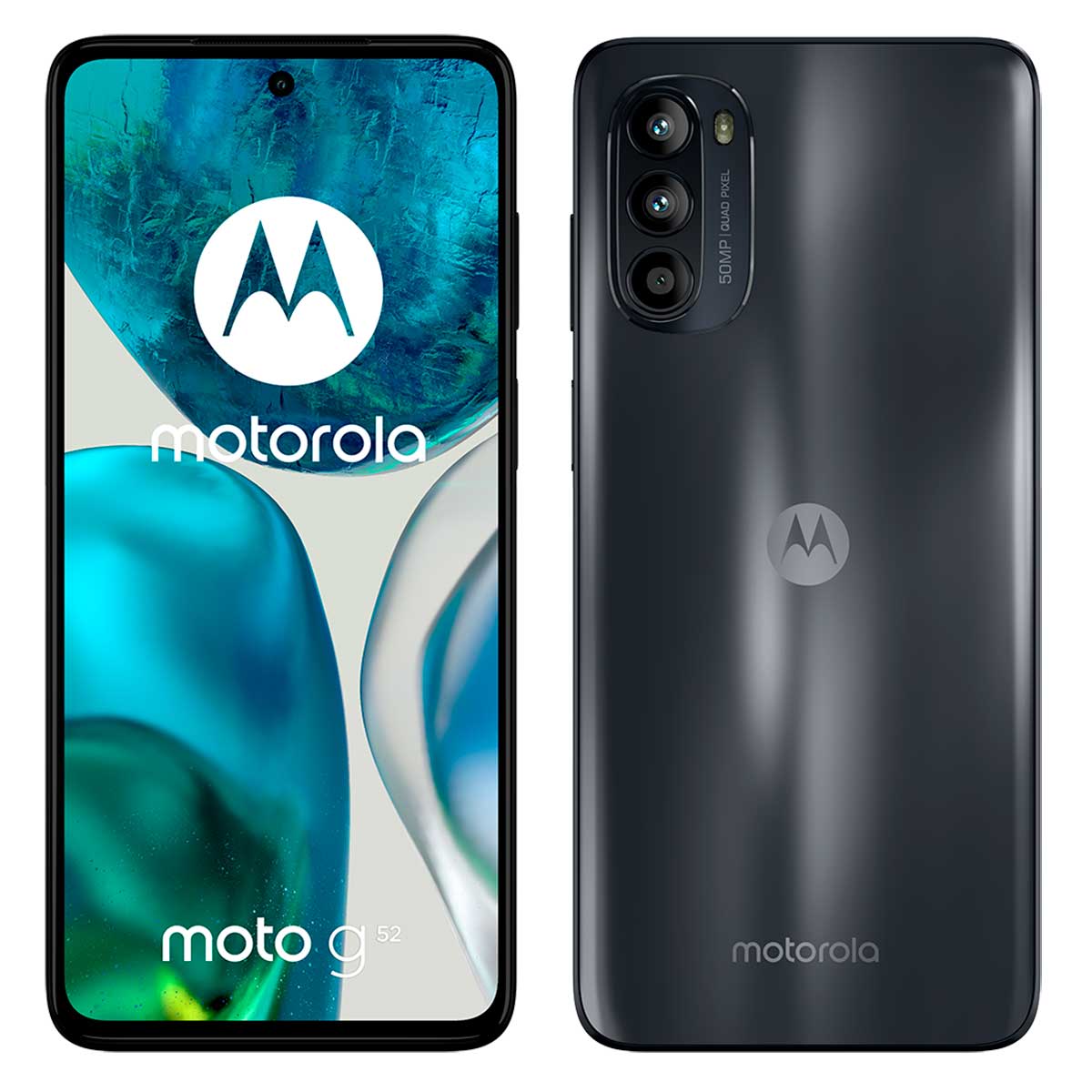 Smartphone Motorola Moto G52, 128Gb, Preto, 4G, Tela 6,6" Amoled 90Hz, Câmera Tripla 50Mp, Selfie 16Mp, Android