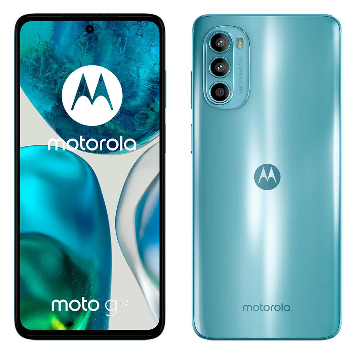 Smartphone Motorola Moto G52, 128Gb, Azul, 4G, Tela 6,6" Amoled 90Hz, Câmera Tripla 50Mp, Selfie 16Mp, Android