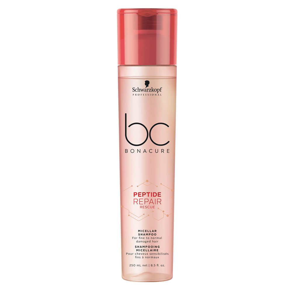Shampoo Schwarzkopf Micellar Peptide Repair Rescue 250Ml