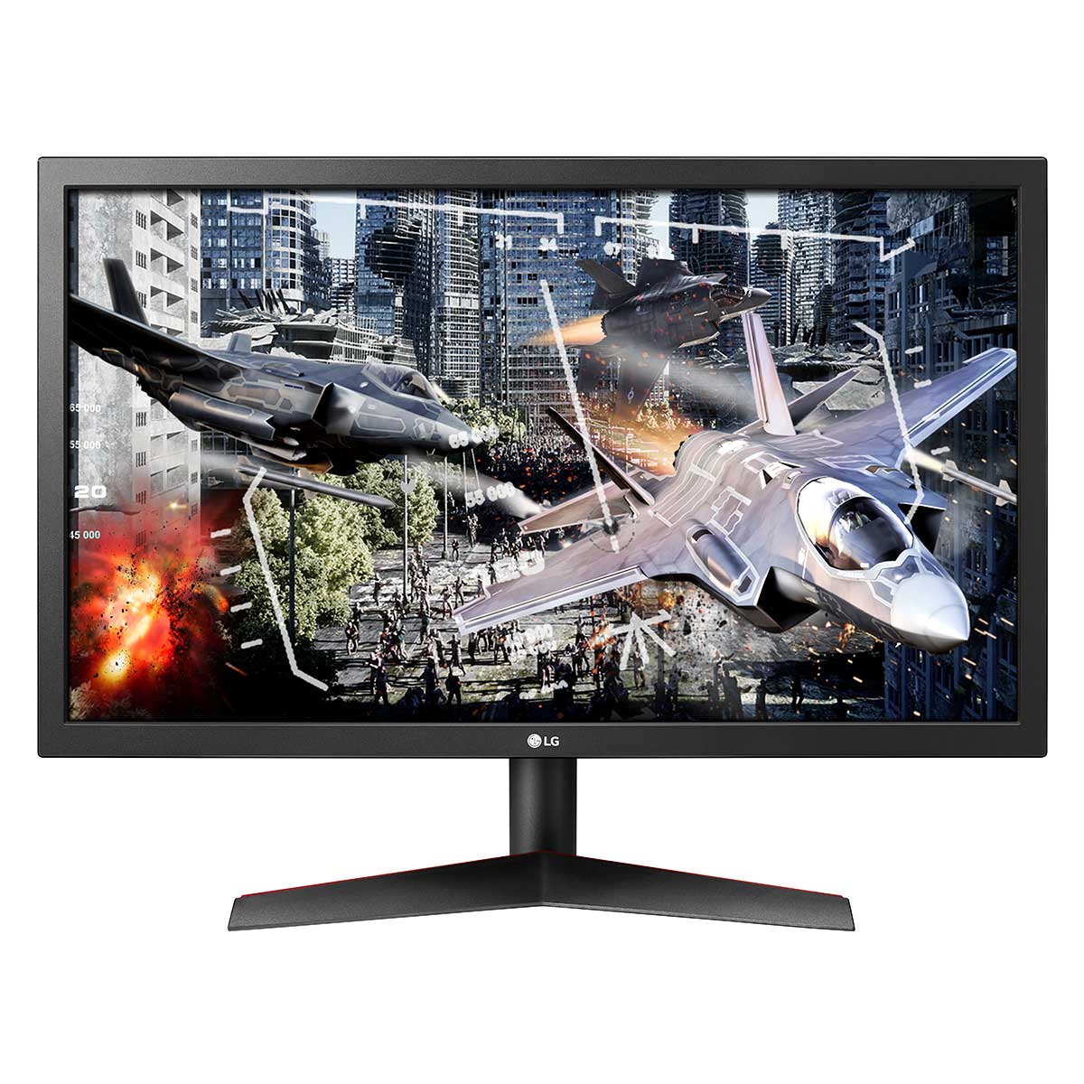 Monitor Gamer Lg 24"Hdmi X2 16:9 Widescreen Ips Full Hd 1Ms (Gtg) 24Gl600f