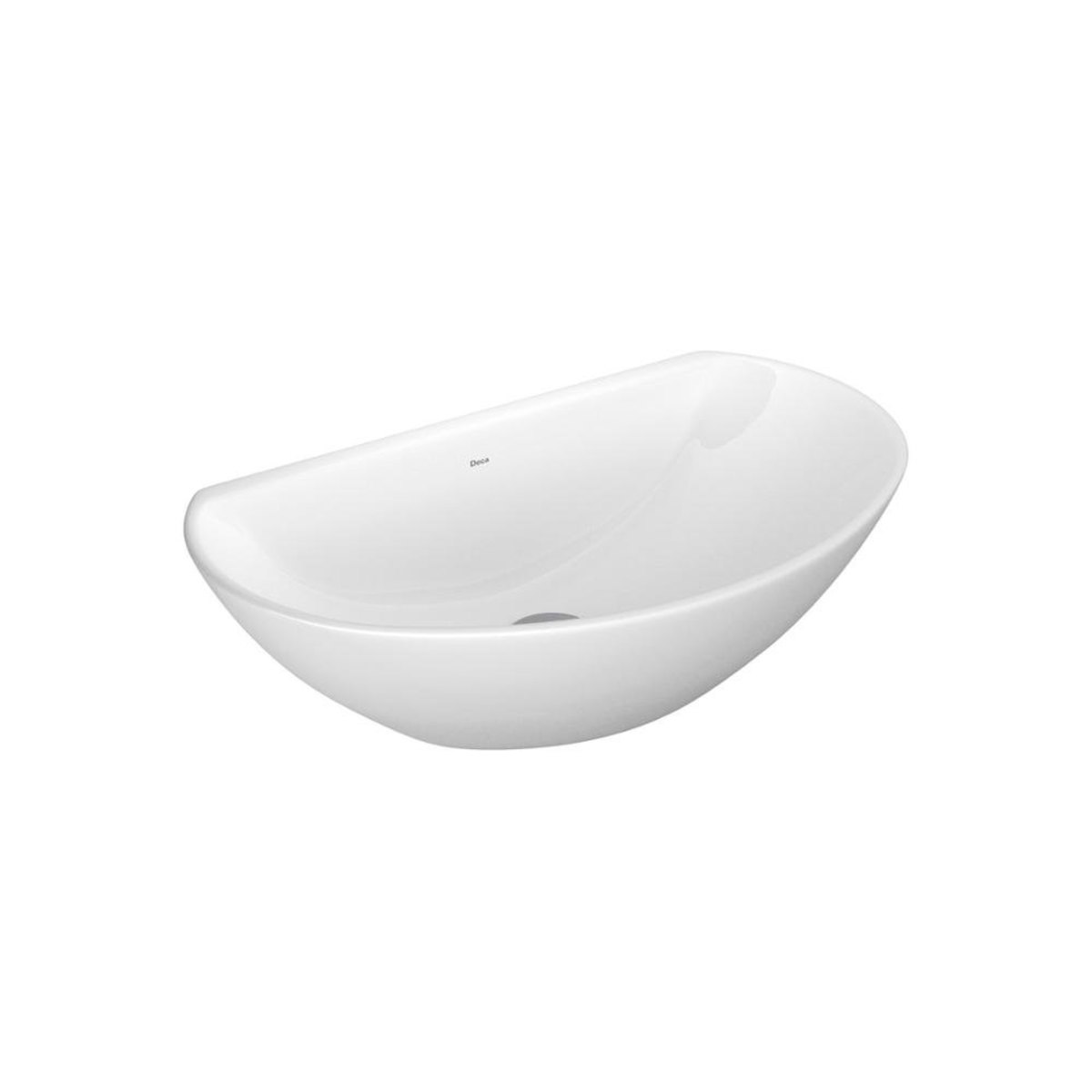 Cuba De Apoio Oval Branco Gelo