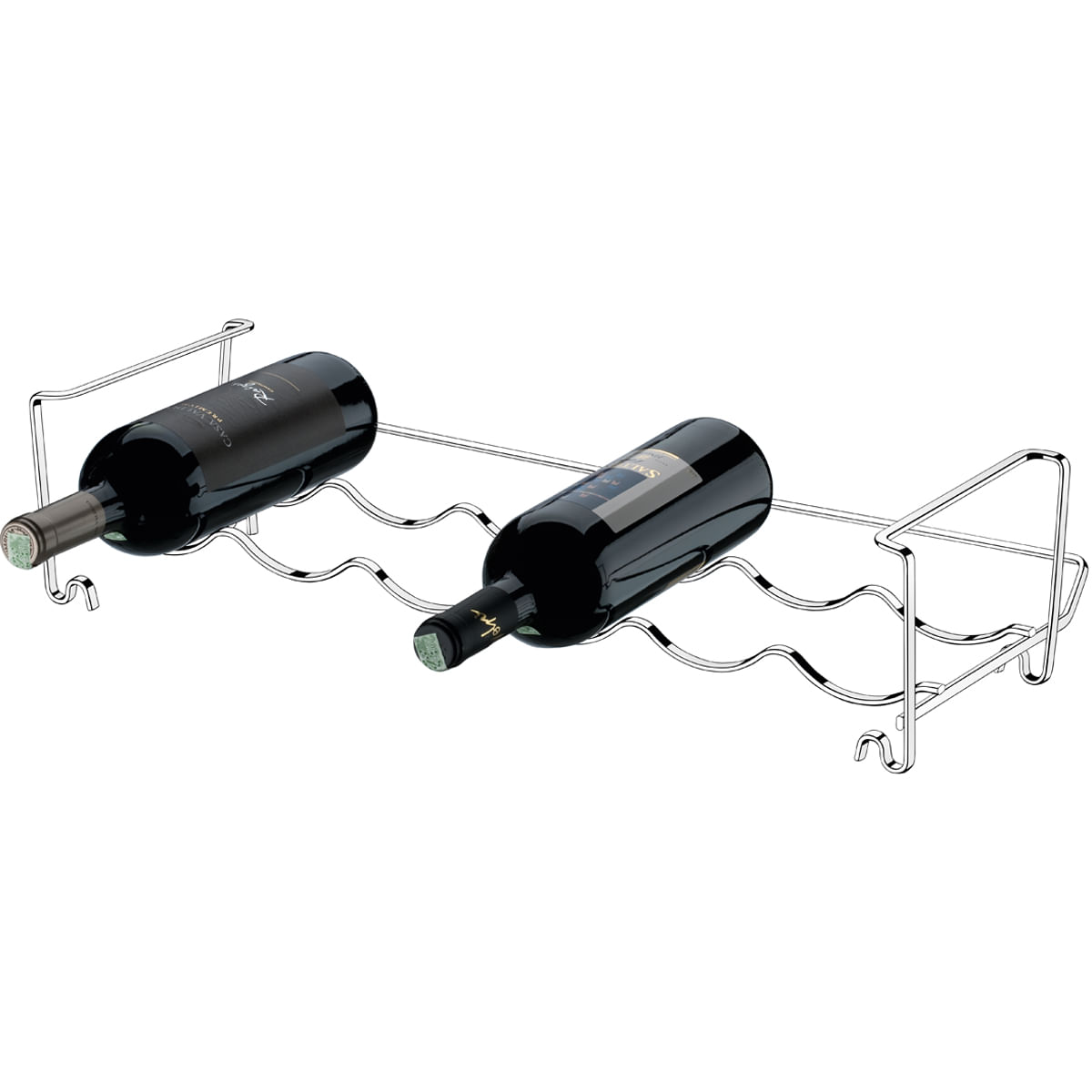 Adega Componível Empilhável Suporte Porta 6 Garrafas Vinho
