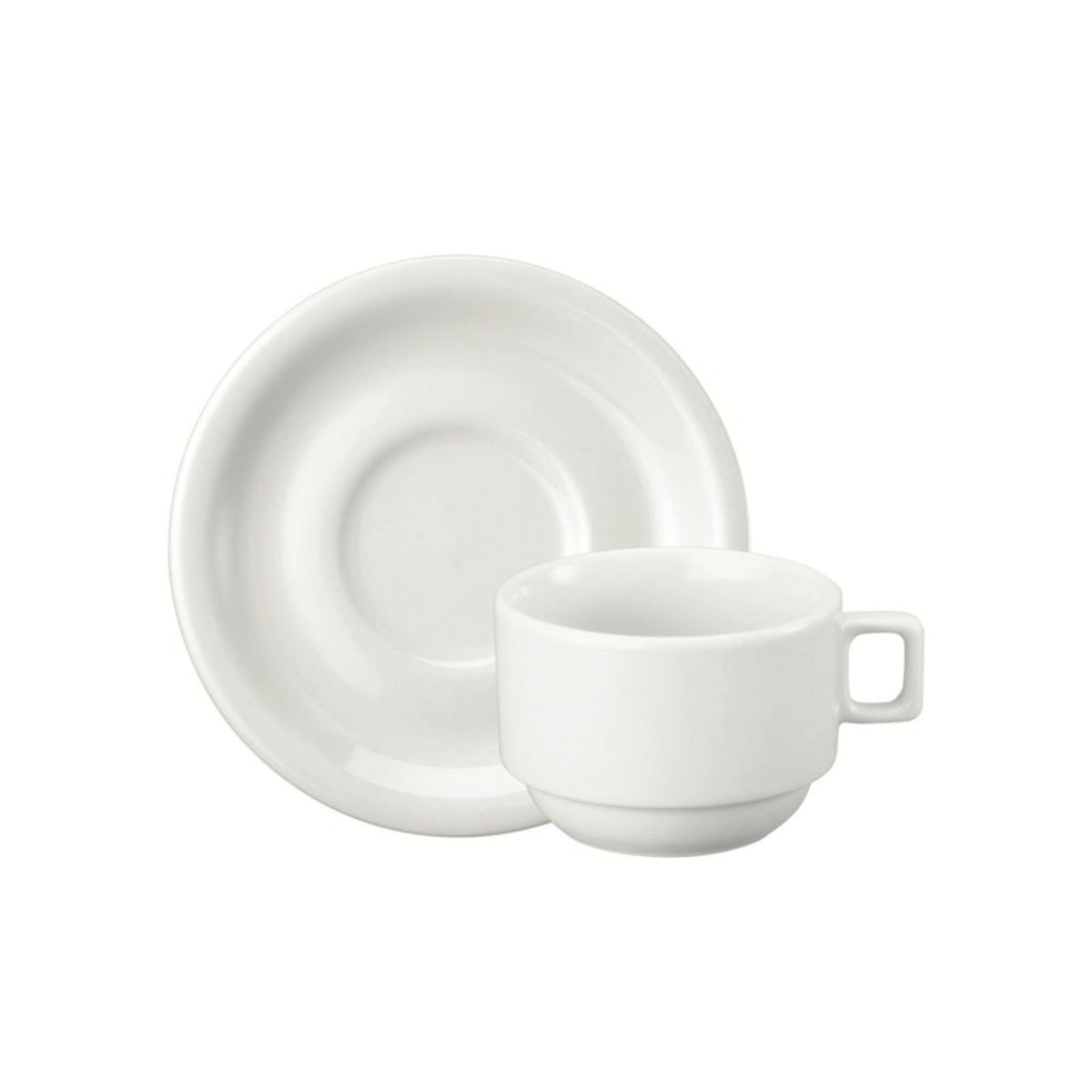 2. Conjunto 6 Xícaras Chá com Pires - Porcelana Schmidt