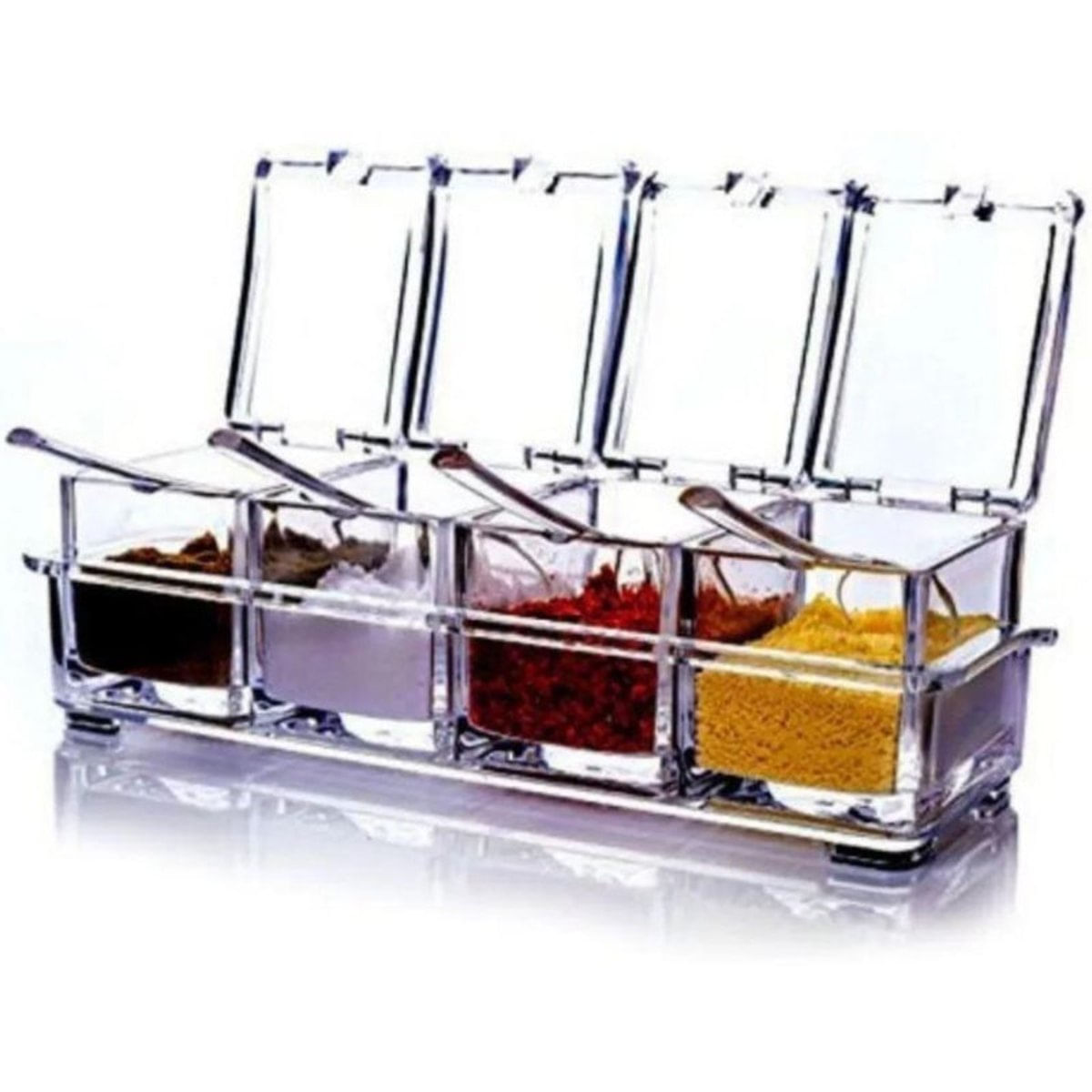 5. Porta temperos de acrílico - Economia Solar