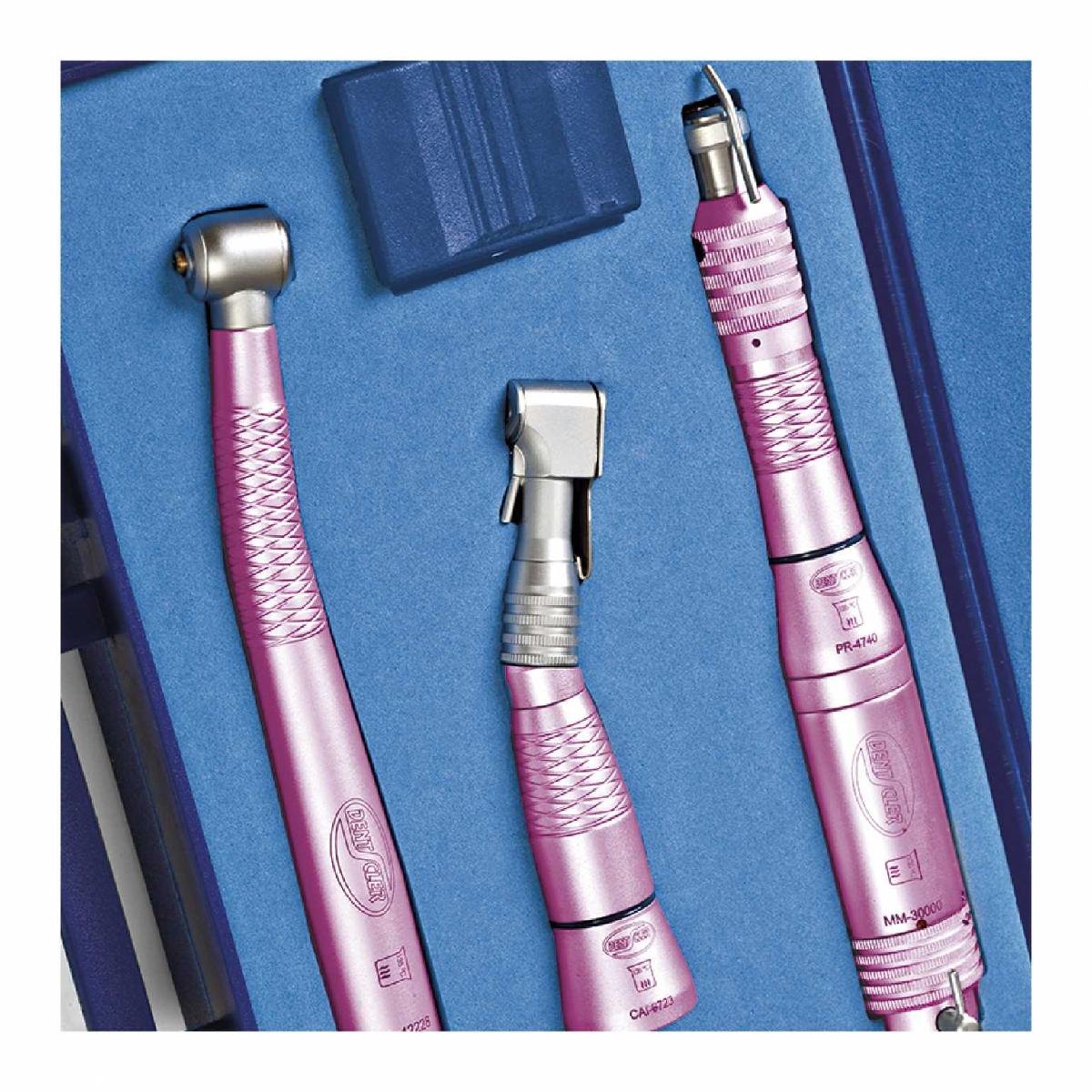Kit Acadêmico Odontológico Rosa Intra Push Button Dentscler