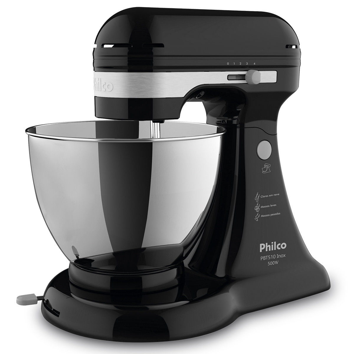 Batedeira Philco Pbt510p Inox 500W 127V