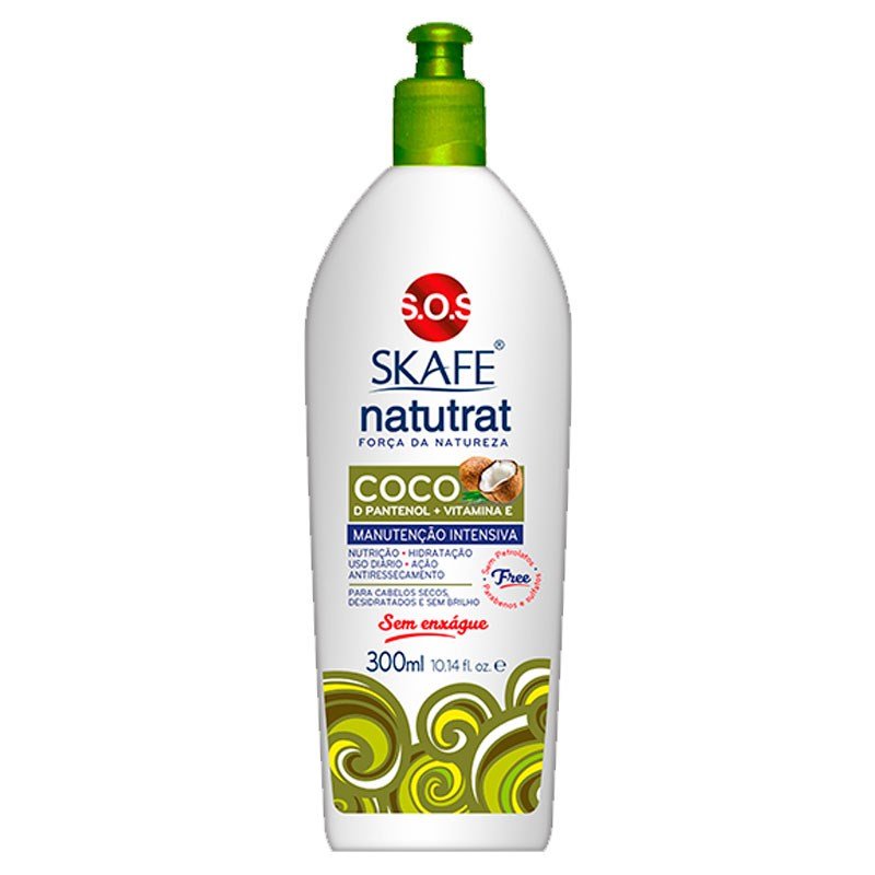 Manutenção Intensiva Skafe Sos Natutrat Coco Força Da Natureza 300Ml