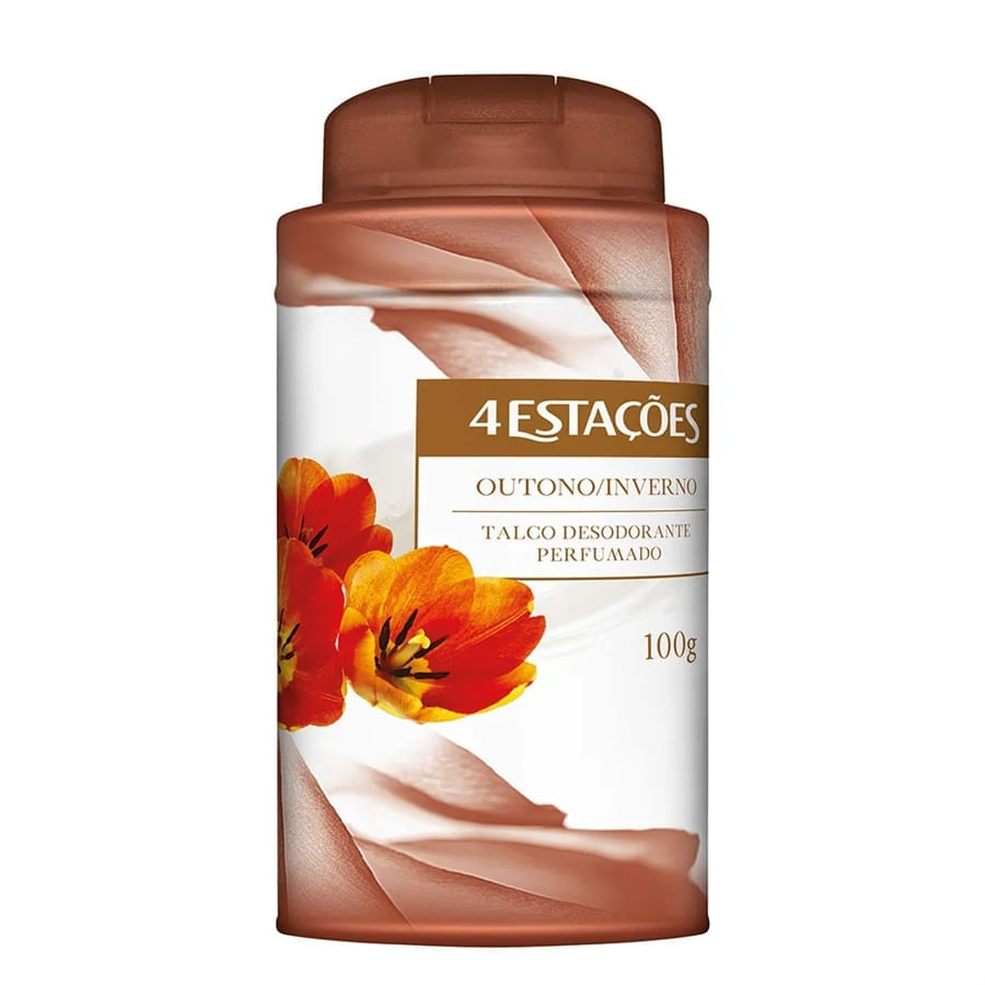 4 Estações Outono/Inverno Talco Desodorante Perfumado 100G