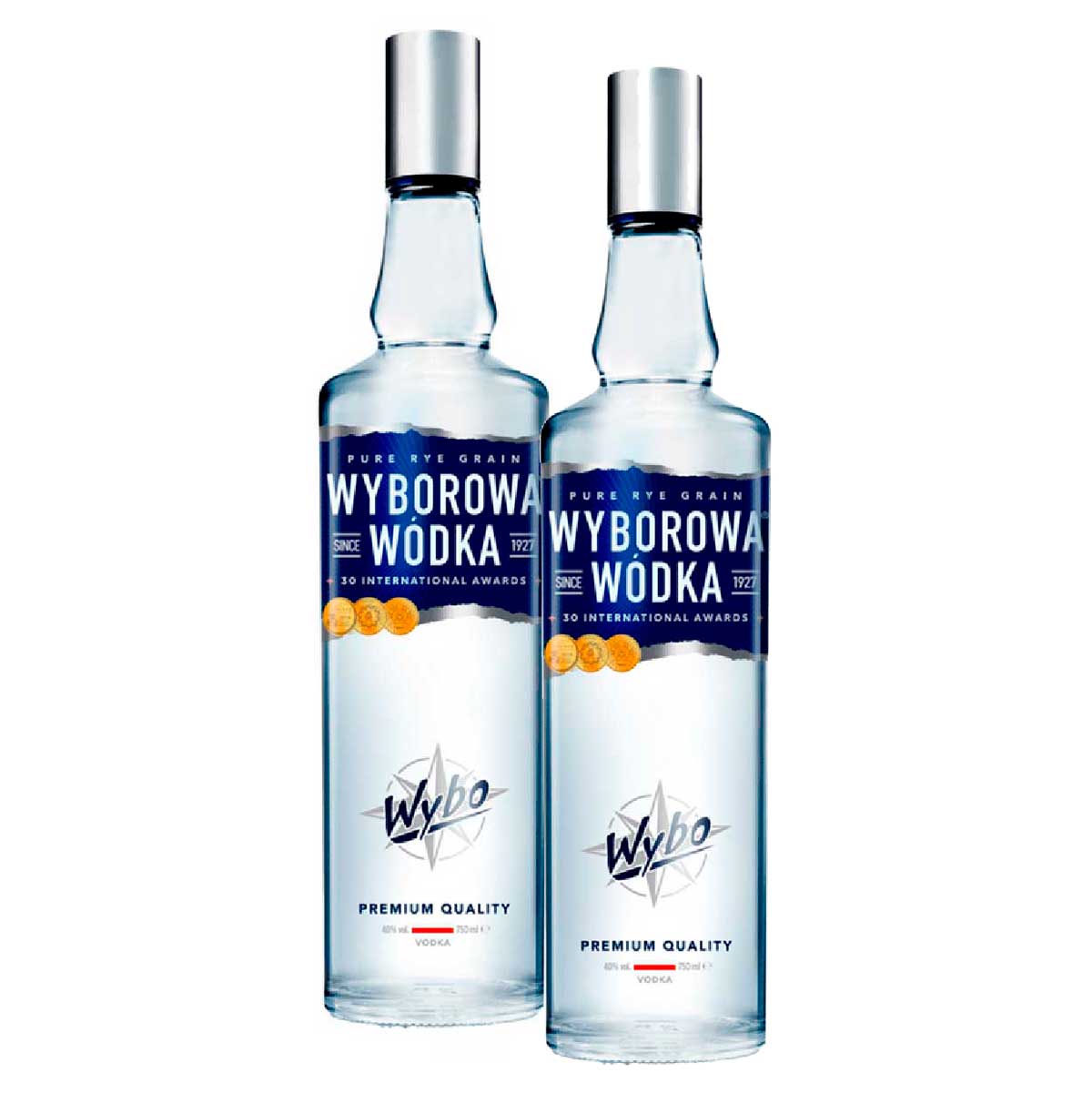 Vodka Wyborowa 750Ml - 2 Unidades