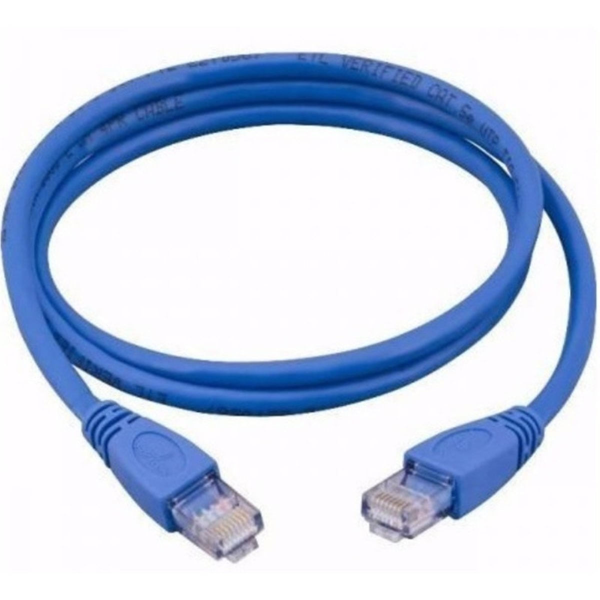 Cabo De Rede Ethernet Lan Rj45 Cat5e Azul 15 Metros