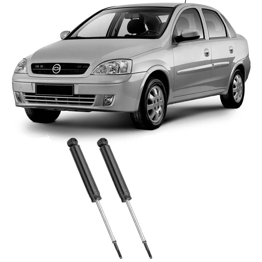 Par De Amortecedores Traseiro Corsa Hatch Maxx 1.8 8V Flexpower 4P De 2004 A 2009