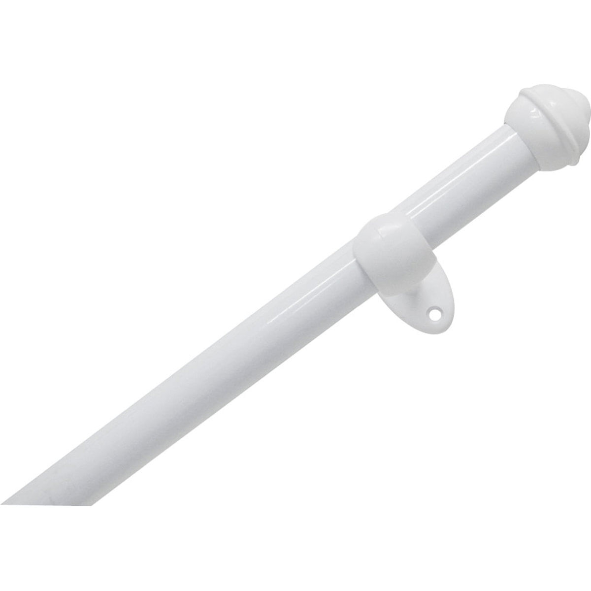 Kit Para Varão 1,5M Prátiko Pro 19Mm Bella Arte Branco Bella Arte