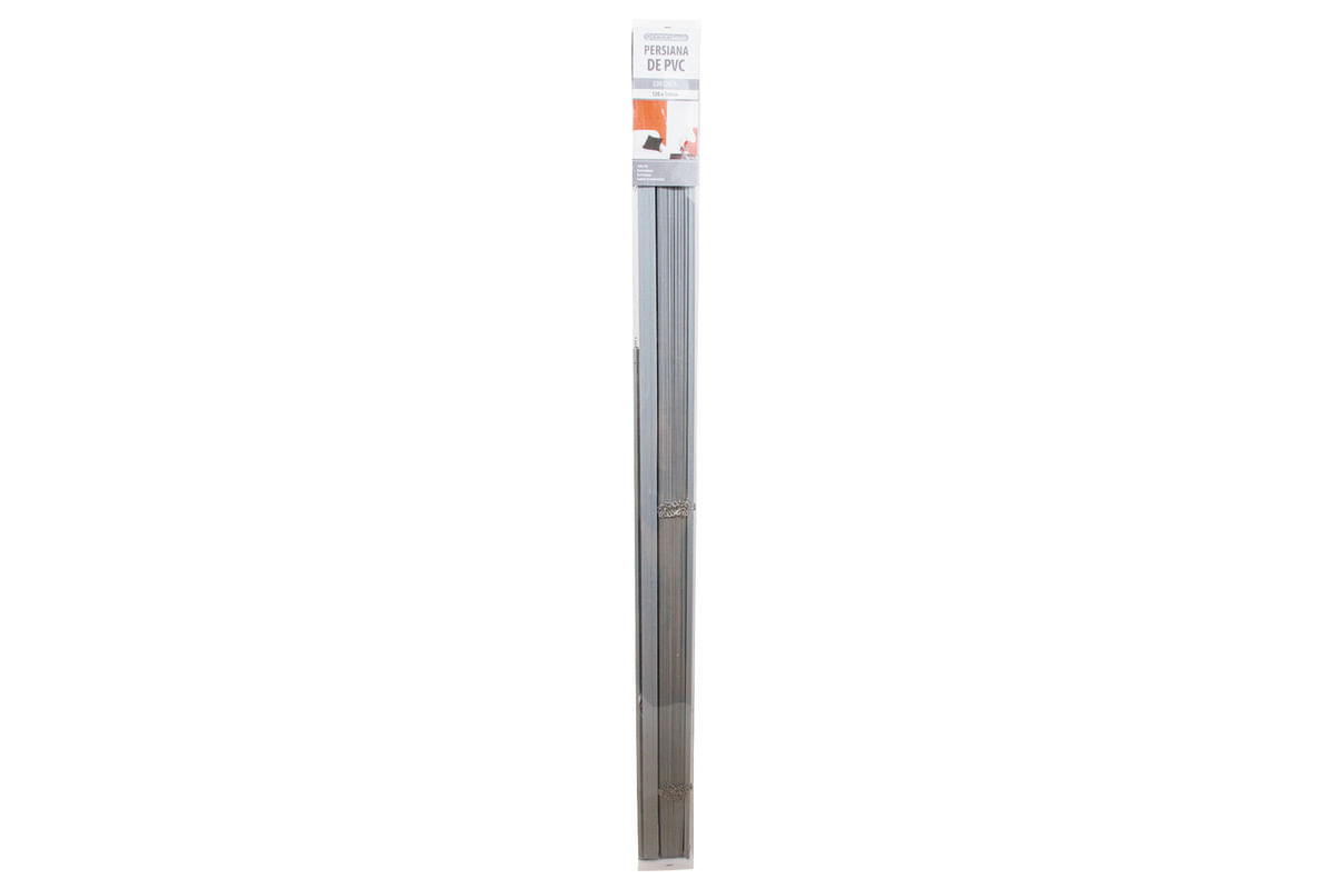 Persiana Pvc Horizontal 120X160cm Cazza Cinza Cazza