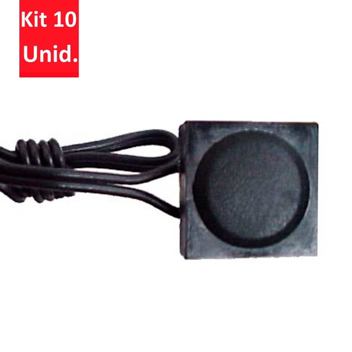 Kit 10 Unidades - Botão Para Acionamento Com Click - Dni 5004