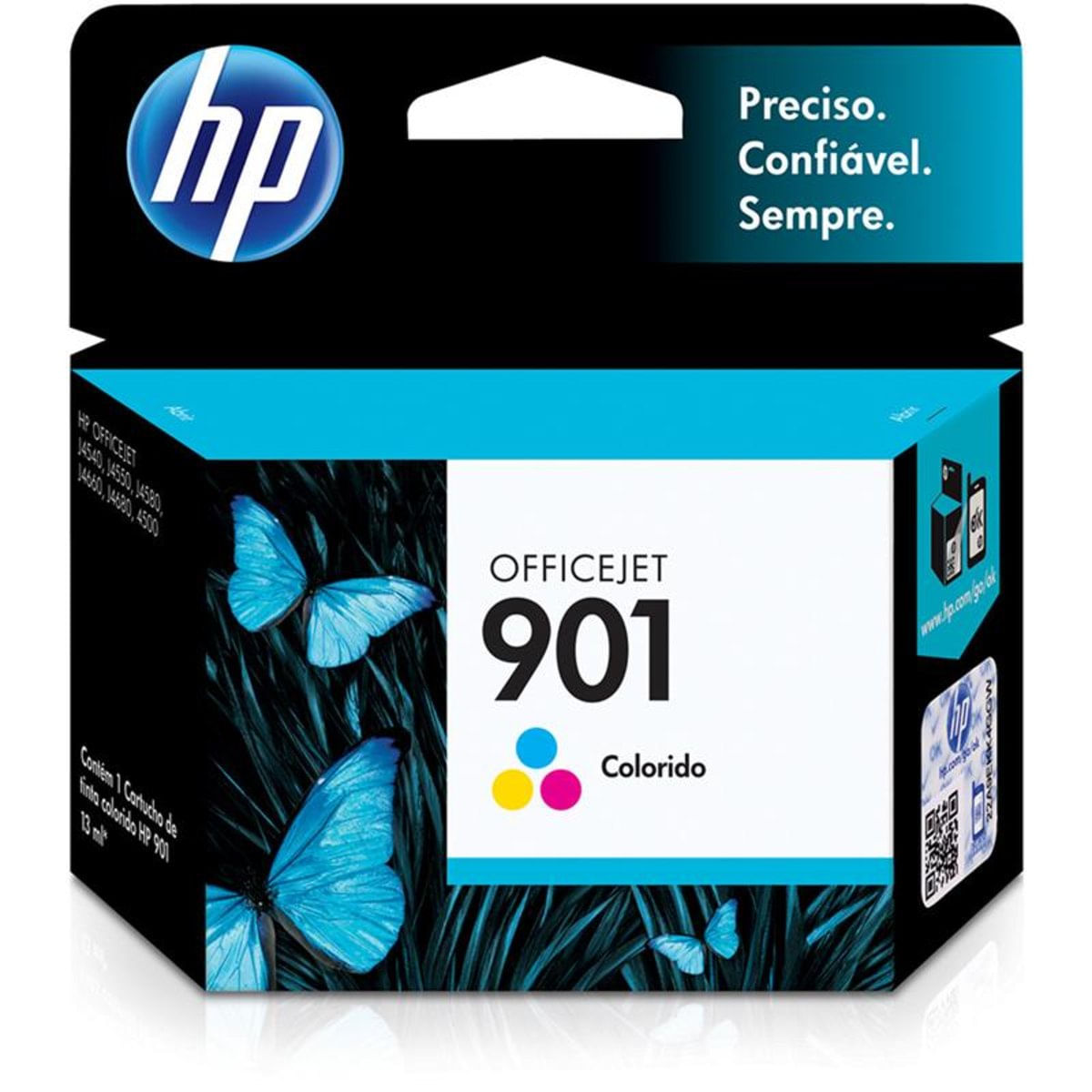 Cartucho Hp 901 Colorido - Cc656ab