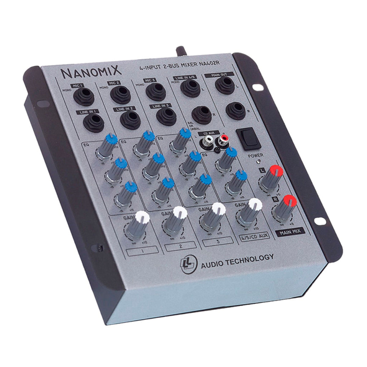 Mesa De Som Mixer Nanomix Ll Na402r 4 Canais Bivolt