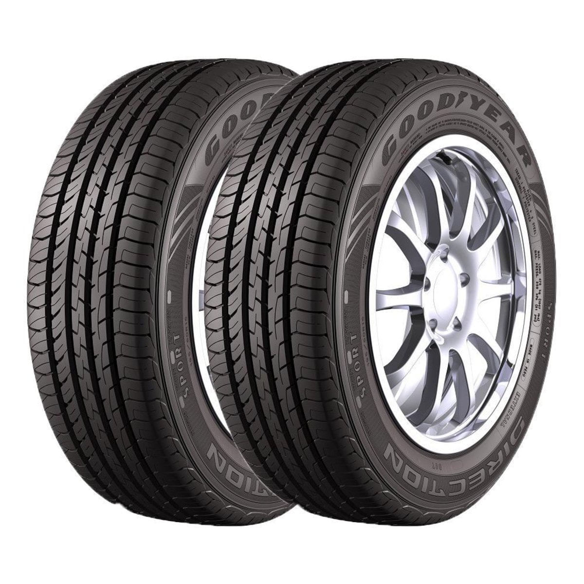 Kit Pneu Aro15 Goodyear Direction Sport 195/55R15 85H Sl Tl - 2 Unidades