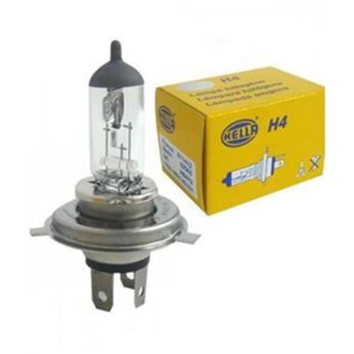 Hh412 Lâmpada Tipo H4 12V 60/55W 1,450 Lumens Base P43t Fornec: Hella Qtd P/ Emb: 1 Peça(S)