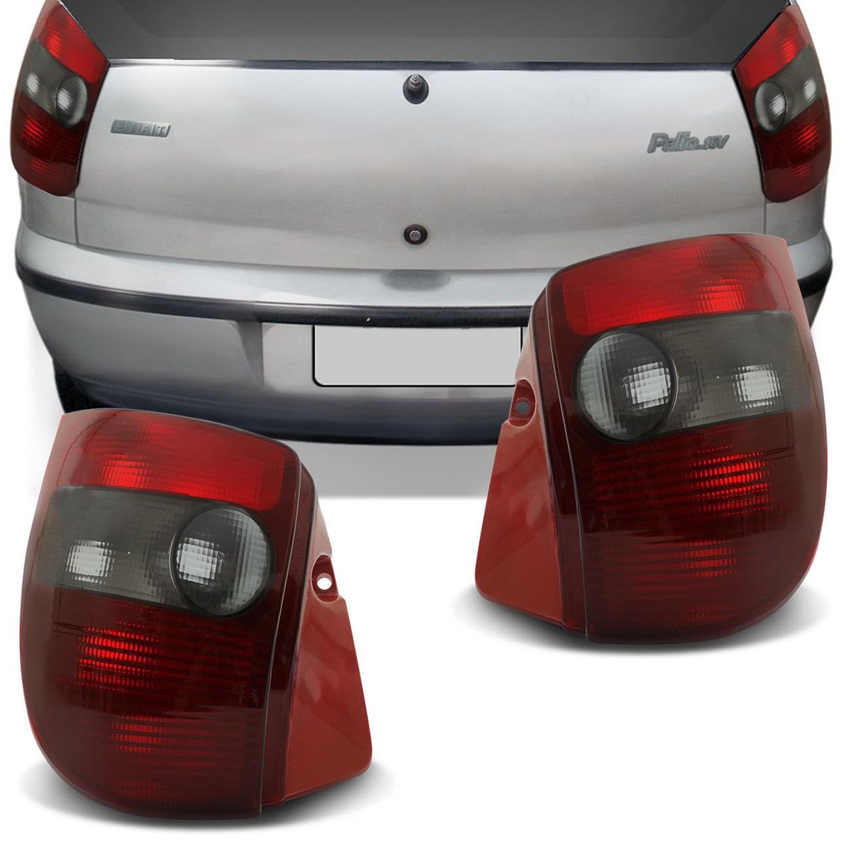 Par Lanterna Traseira Palio 1996 1997 1998 1999 2000 Young 2001 2002 Modelo Tuning Fumê