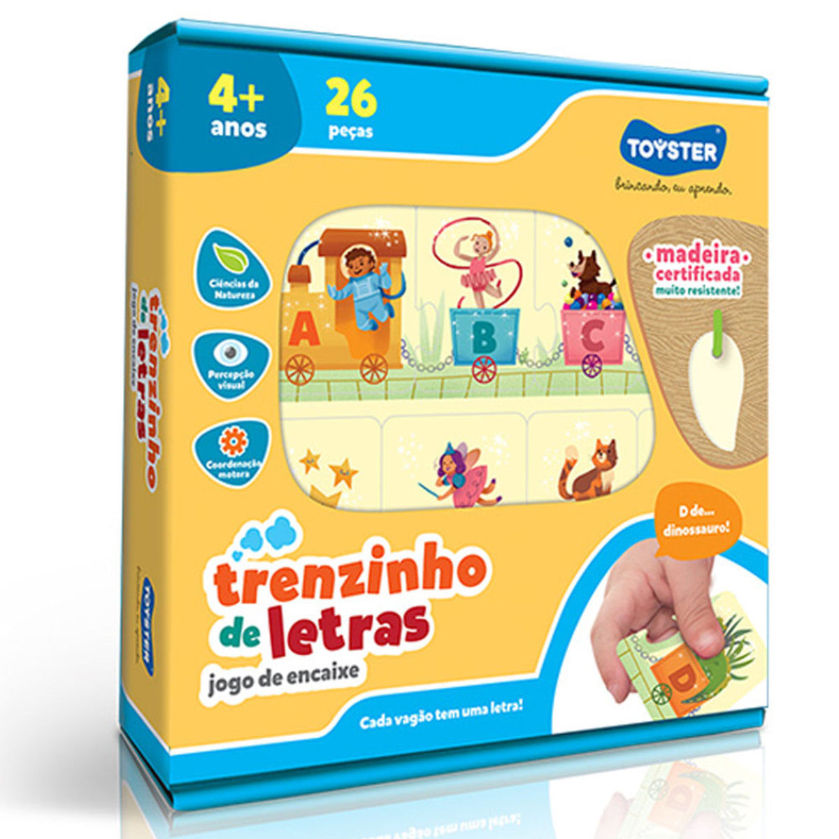 Jogo Educativo - Trenzinho De Letras - Toyster