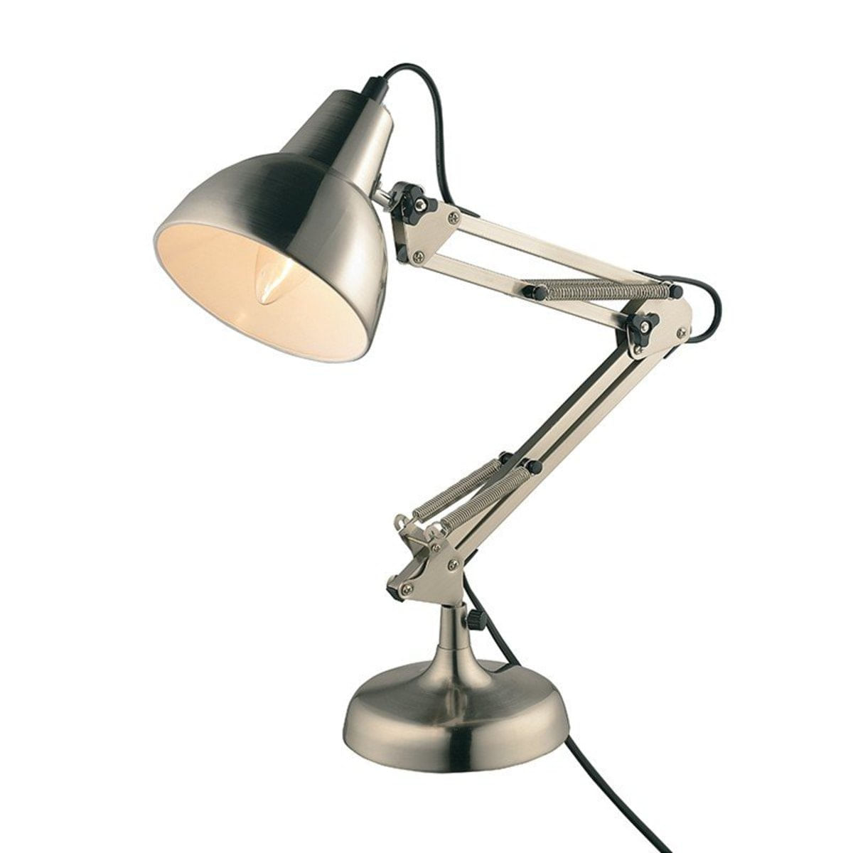 Luminária De Mesa Quality Nexus 1060 E27 Bivolt Aço Escovado