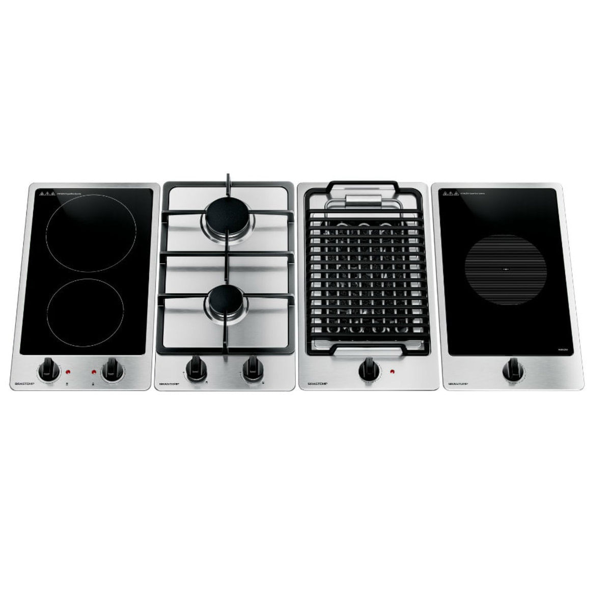 Cooktop Elétrico Brastemp Com Grelha Churrasqueira De Ferro Fundido - Bdh31ar 220V