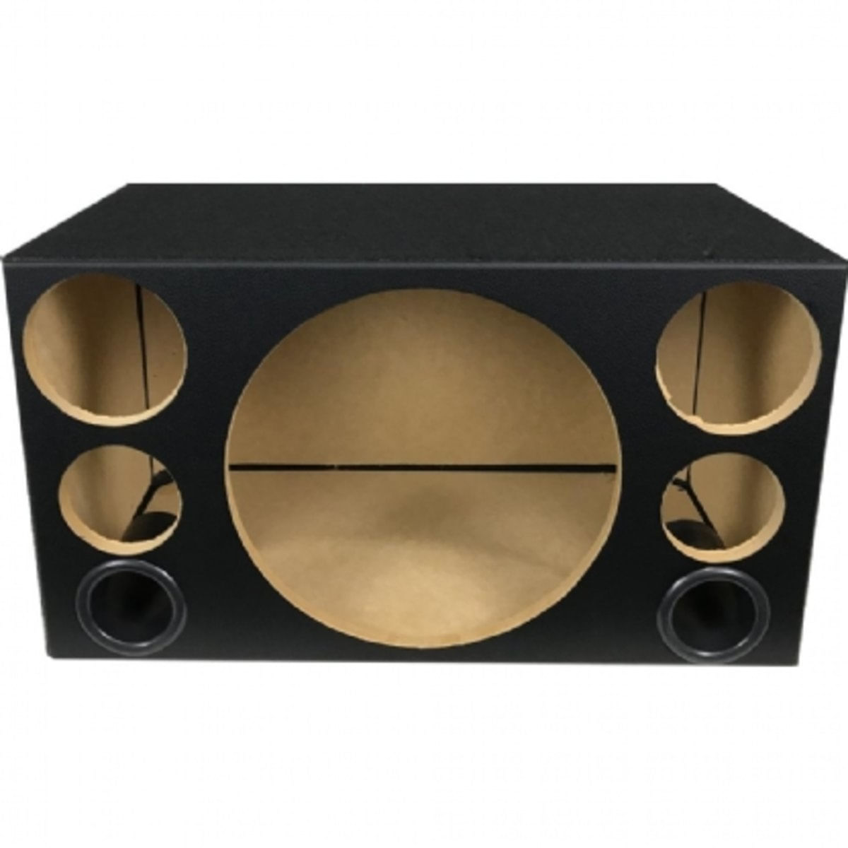 Caixa Vazia Para 1 Woofer 15 + 2 Driver + 2 Tweeter + 2 Duto 3 Pol