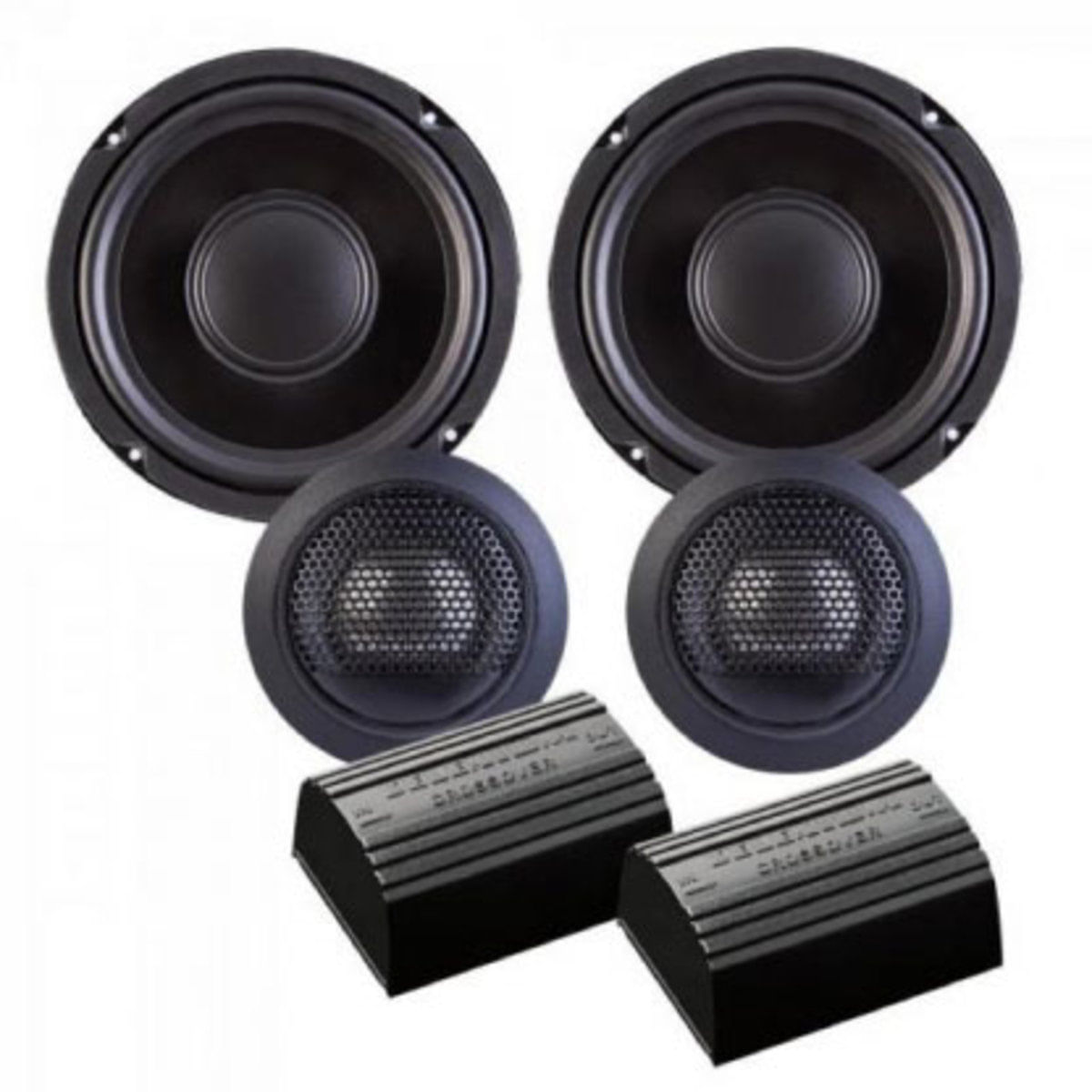 Kit 2 Vias Alto Falante 6' 60Wrms 62V2a System + Tweeter + Crossover