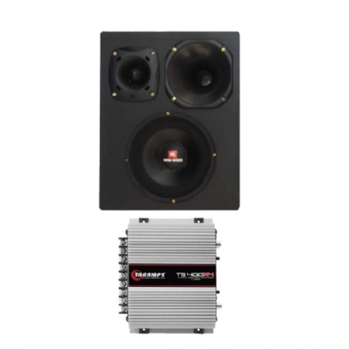 Caixa Trio Mg600 8' + Driver + Tweeter