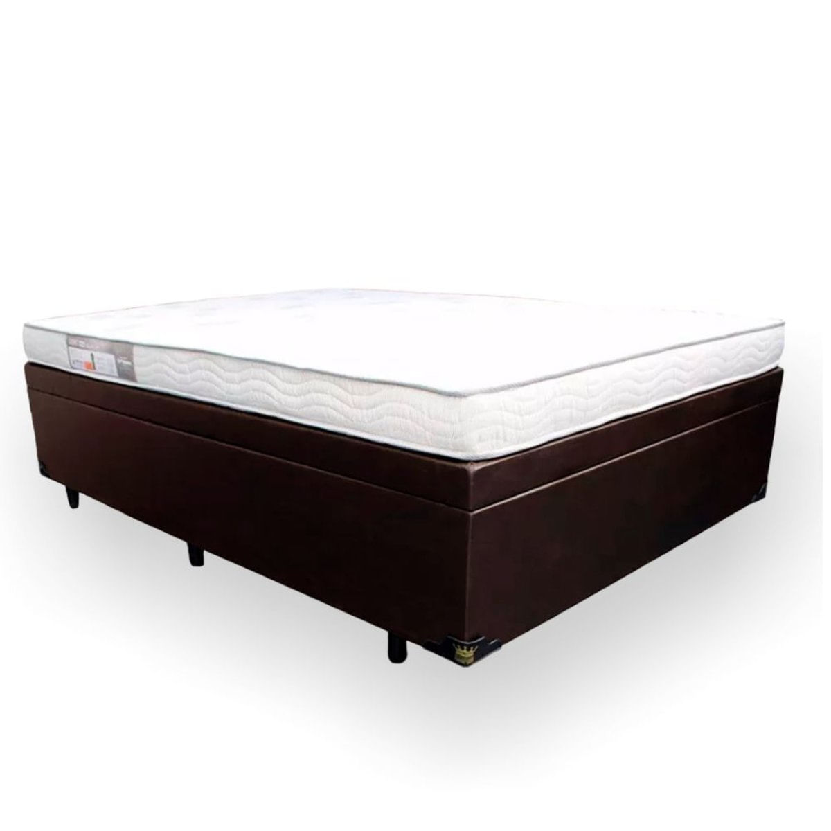 Cama Box Viúva + Colchão De Espuma D23 - Ortobom - Light 128Cm
