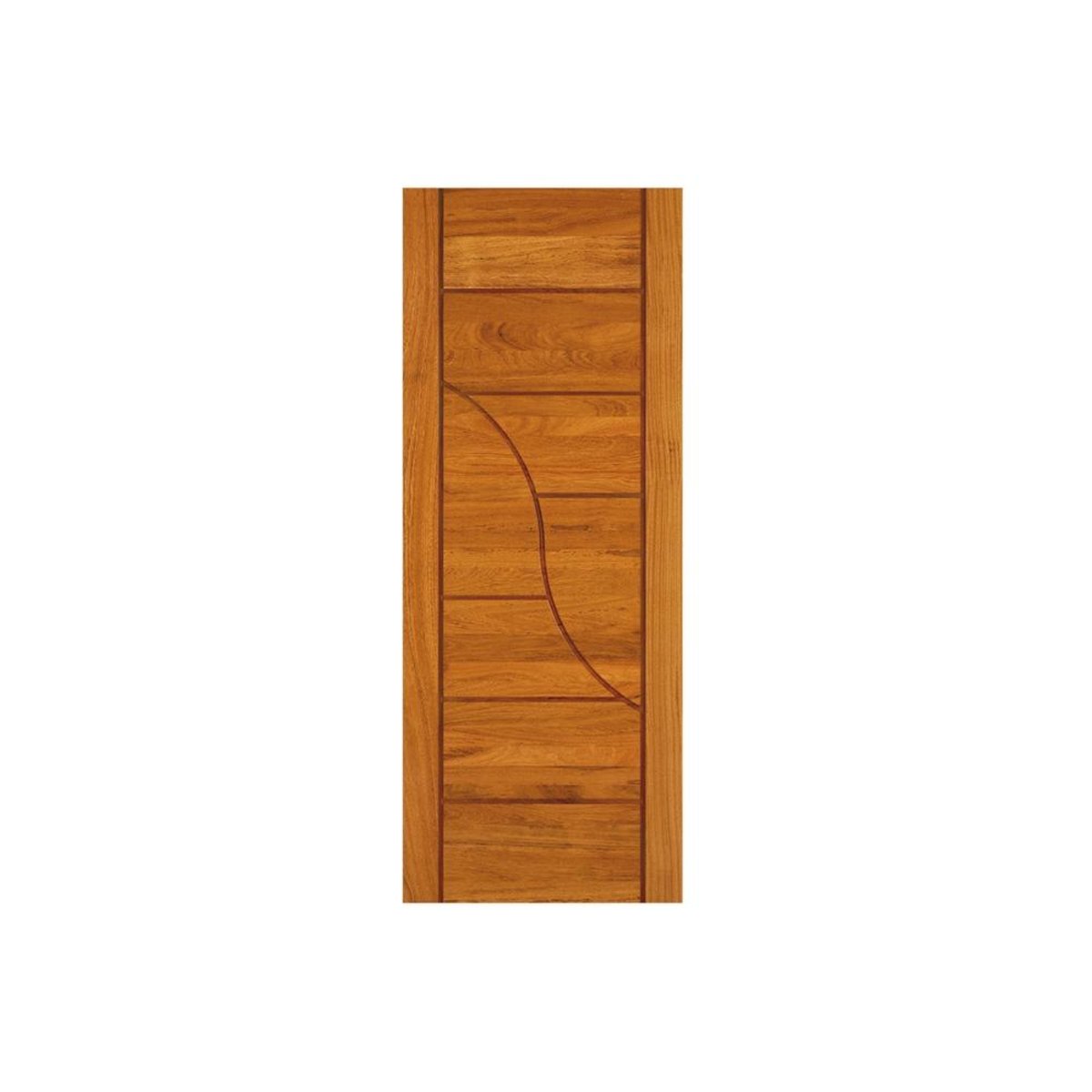 Porta Em Madeira Maciça Neo Sublime Eucalipto 210X92cm Natural