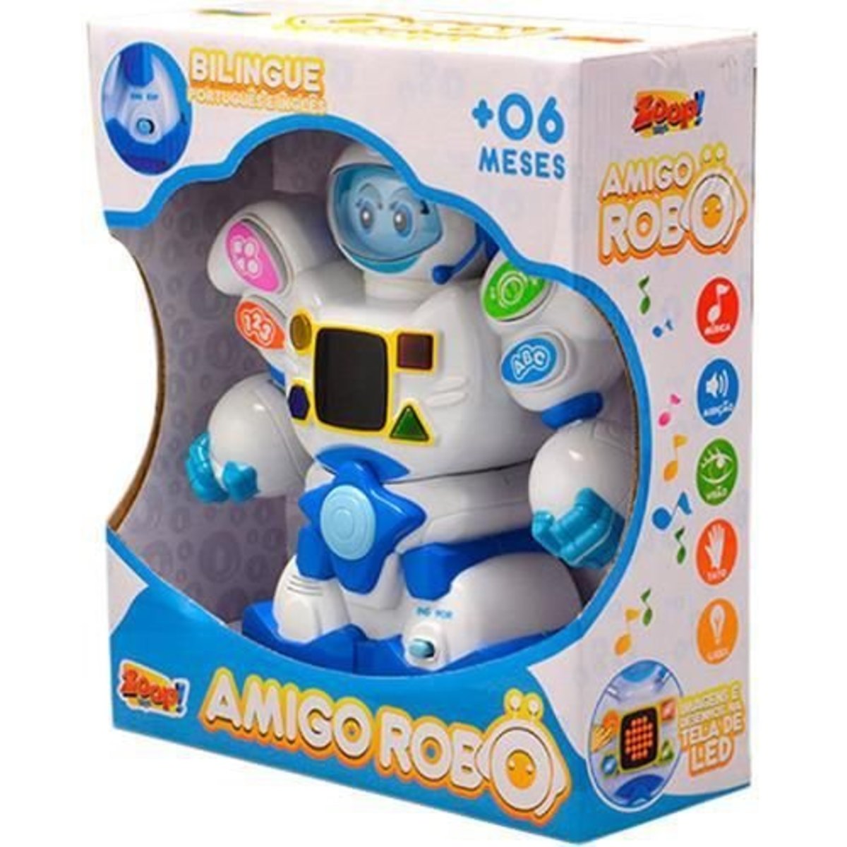 Robô Amigo Bilíngue Educativo - Zoop Toys