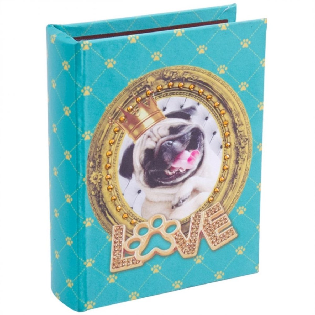Álbum Cachorro Pug P 18X14x5cm Trevisan Concept