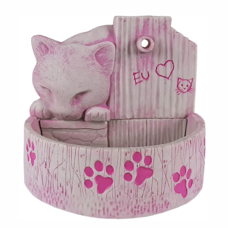 Bebedouro Fonte Para Gatos Prime Rosa 110 V.