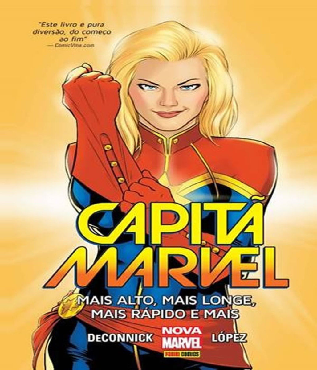 Capita Marvel - Mais Alto, Mais Longe, Mais Rapido E Mais