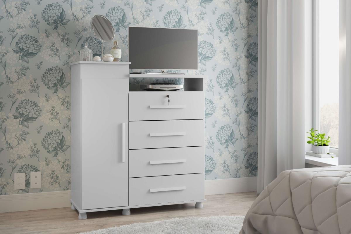 Comoda Juma New Patrimar Branco