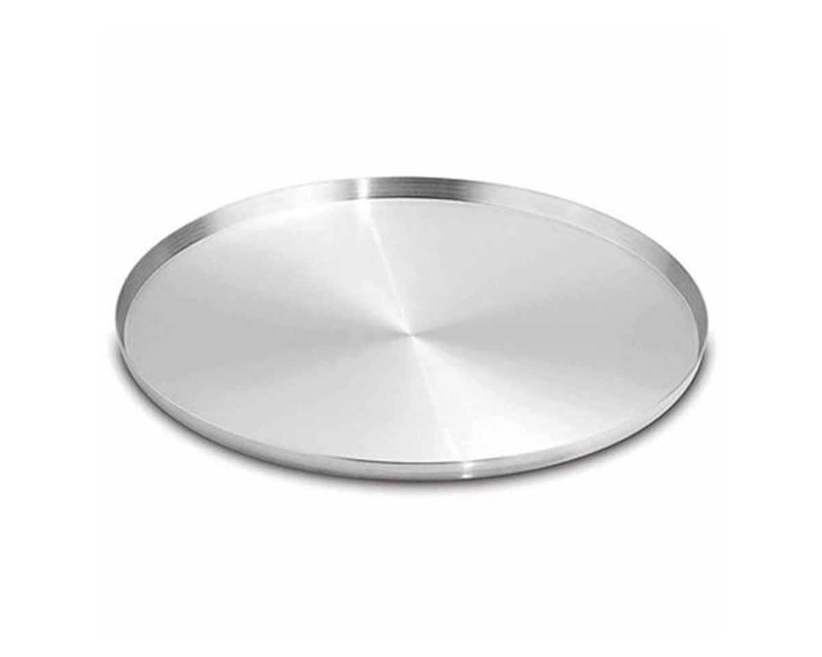 Forma Para Pizza Aluminio Polido 25Cm