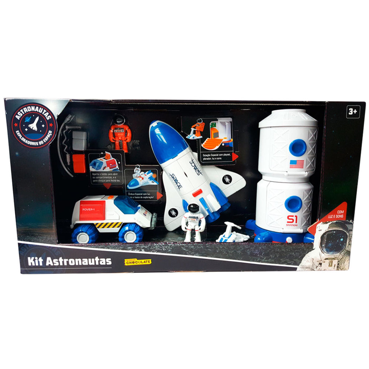 Kit Espacial Astronautas - Fun Divirta-Se